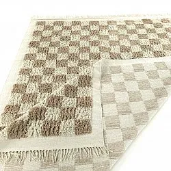 Hochflorteppiche - Elsey Natural Cotton Shaggy (creme/sand)