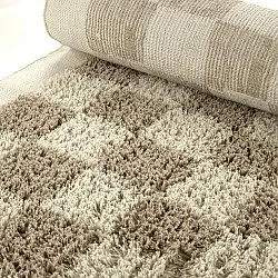 Hochflorteppiche - Elsey Natural Cotton Shaggy (creme/sand)