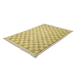 Hochflorteppiche - Elsey Natural Cotton Shaggy (gelb/beige)