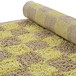Hochflorteppiche - Elsey Natural Cotton Shaggy (gelb/beige)