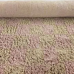 Hochflorteppiche - Elsey Natural Cotton Shaggy (rosa/orange)