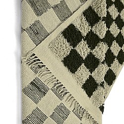 Hochflorteppiche - Elsey Natural Cotton Shaggy (schwarz/beige)