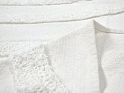 Runde Teppiche - Emilia Natural Cotton Shaggy (offwhite)