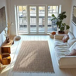 Hochflorteppiche - Farley Natural Cotton Shaggy (beige)