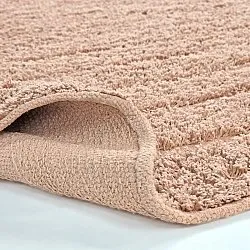 Runde Teppiche - Farley Natural Cotton Shaggy (rosa)