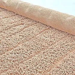Runde Teppiche - Farley Natural Cotton Shaggy (rosa)