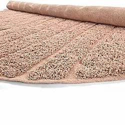 Runde Teppiche - Farley Natural Cotton Shaggy (rosa)