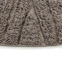 Runde Teppiche - Farley Natural Cotton Shaggy (taupe)