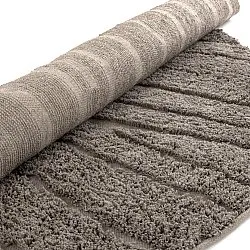 Runde Teppiche - Farley Natural Cotton Shaggy (taupe)