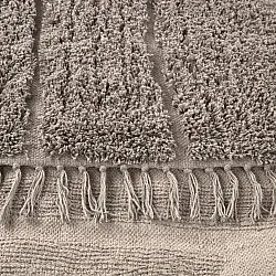 Hochflorteppiche - Farley Natural Cotton Shaggy (taupe)