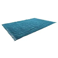 Hochflorteppiche - Farley Natural Cotton Shaggy (türkis)