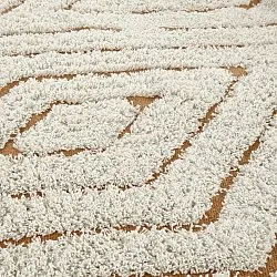Hochflorteppiche - Holwell Natural Cotton Shaggy (cremefarben/braun)