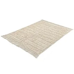 Hochflorteppiche - Ikara Natural Cotton Shaggy (creme)