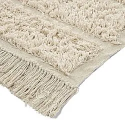 Hochflorteppiche - Ikara Natural Cotton Shaggy (creme)