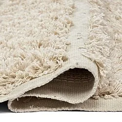 Hochflorteppiche - Ikara Natural Cotton Shaggy (creme)