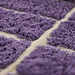 Hochflorteppiche - Ikara Natural Cotton Shaggy (lila)