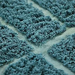 Rund Teppich - Ikara Natural Cotton Shaggy (türkis)
