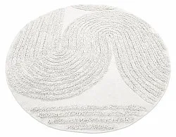 Runde Teppiche - Jovie Natural Cotton Shaggy (offwhite)