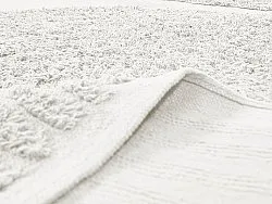 Runde Teppiche - Jovie Natural Cotton Shaggy (offwhite)
