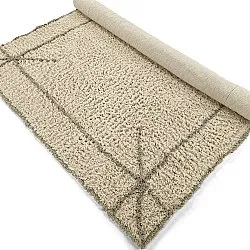 Hochflorteppiche - Kairi Natural Cotton Shaggy (beige/taupe)