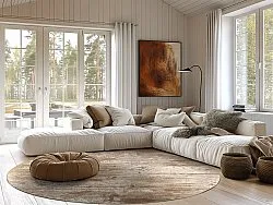 Rund Teppich - Kebira (beige)