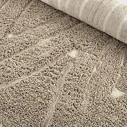 Hochflorteppiche - Kindon Natural Cotton Shaggy (beige/weiß)
