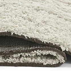 Hochflorteppiche - Kindon Natural Cotton Shaggy (cremefarben/braun)