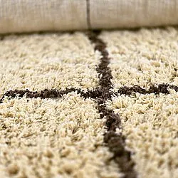 Hochflorteppiche - Lana Natural Cotton Shaggy (beige/braun)