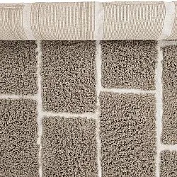 Hochflorteppiche - Lindley Natural Cotton Shaggy (taupe/grau)