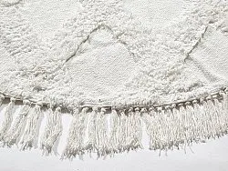 Runde Teppiche - Pamplona Natural Cotton Shaggy (offwhite)