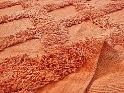 Hochflorteppiche - Pamplona Natural Cotton Shaggy (terracotta)