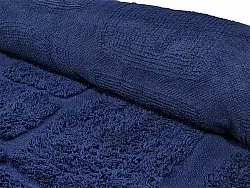Hochflorteppiche - Salem Natural Cotton Shaggy (Dunkelblau)