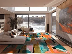 Wilton-Teppich - Salome (orange/multi)
