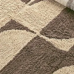 Hochflorteppiche - Siberia Natural Cotton Shaggy (beige/braun)
