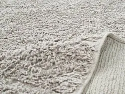 Hochflorteppiche - Willow Natural Cotton Shaggy (greige)
