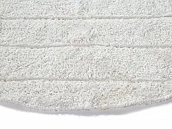 Runde Teppiche - Willow Natural Cotton Shaggy (offwhite)