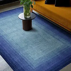 Wilton-Teppich - Zina (blau)
