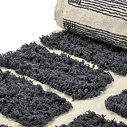 Hochflorteppiche - Zola Natural Cotton Shaggy (dunkelgrau)