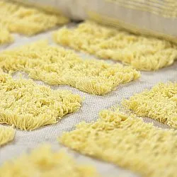 Hochflorteppiche - Zola Natural Cotton Shaggy (gelb)