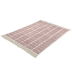 Hochflorteppiche - Zola Natural Cotton Shaggy (rosa)