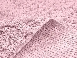 Hochflorteppiche - Alba Natural Cotton Shaggy (Hell-Pink)