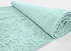 Hochflorteppiche - Alba Natural Cotton Shaggy (türkis)