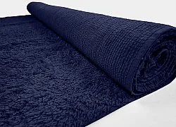 Hochflorteppiche - Alba Natural Cotton Shaggy (Dunkelblau)
