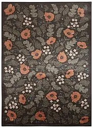 Wilton-Teppich - Poppy (schwarz)