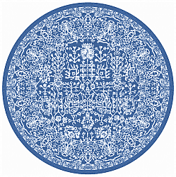 Rund Teppich - Menfi (blau)