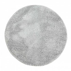 Runde Teppiche - Soft Shine (grau)