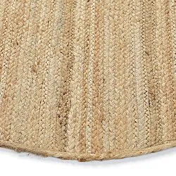 Unregelmäßig runder Juteteppich - San Francisco (jute)