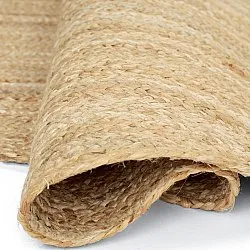Unregelmäßig runder Juteteppich - San Francisco (jute)