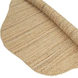 Unregelmäßig runder Juteteppich - San Francisco (jute)