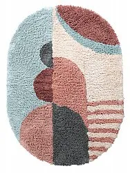 Ovaler Teppich - Tropea Natural Cotton Shaggy (multi)